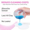 100 Pcs Large Underarm Sweat Pads for Women - Armpit