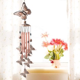 Campanillas de viento de mariposa con tubo de aluminio