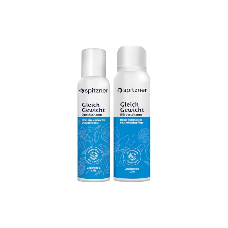 Spitzner Körperpflege-Set GleichGewicht, 2-tlg., 1x Duschschaum 1x Körperschaum