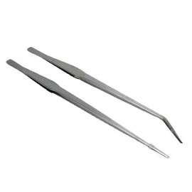 PANYTOW 10.6 inches (27 cm), Long Size, Forceps, Straight & Curved, Set of 2