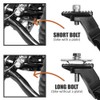 BV Adjustable Bicycle Bike Kickstand with Concealed Spring-Loaded Latch, for