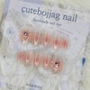 Nude Cheek Handmade Nail Tips - Oval L / 누디