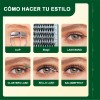 Extensiones De Pestañas 8-16mm 280pcs Naturales Mixtas Jst®