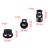 Kare & Kind 30 Pcs Plastic Cord Locks & Elastic