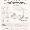 2-Tier Sliding Under Sink Organizer for Kitchen & Bathroom Cabinets