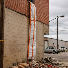 GARVIN 10ft Construction Trash Chute Section – Heavy Duty Debris Chute System for Construction Sites, Renovation, Remodeling, Laundry, and Household Waste, Tear-Resistant Material