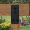 OZCO Ironwood 8" Post to Beam Flush Connector Heavy Duty