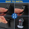 JaGely 10 Pcs Metal Slatwall Hooks 3 Inch Commercial Slatwall
