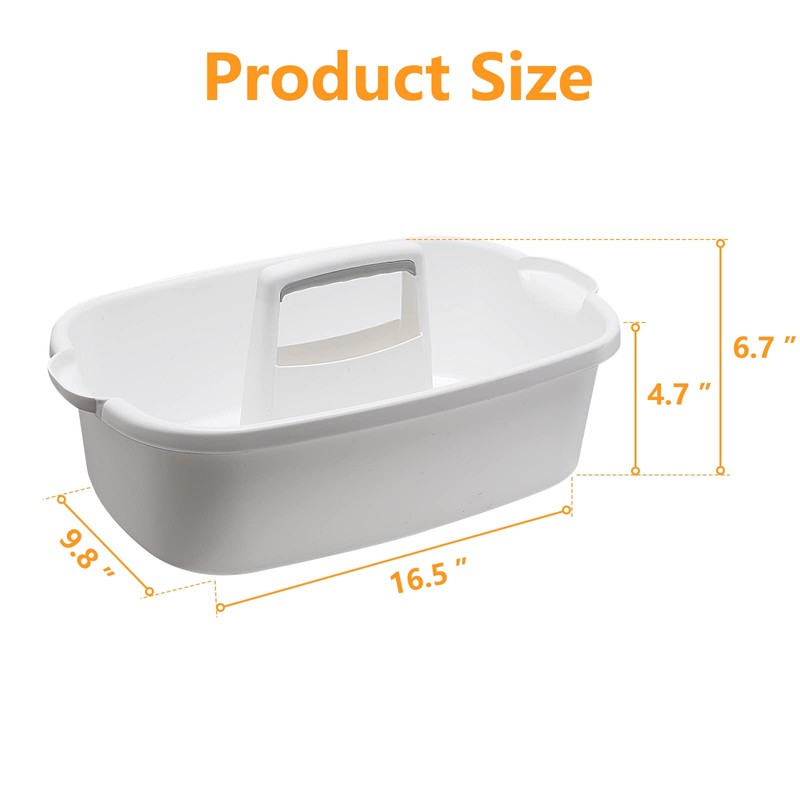 Goderewild Goderewild Multi-Purpose Plastic Cleaning Caddy with Handle, Shower Caddy