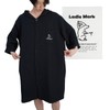 Ladle Mark (Supervised by YouTuber) Sauna Poncho, Surf Poncho, Open