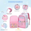 Scothen Backpack for Girls, Rainbow Butterfly Girls Backpacks with Lunch
