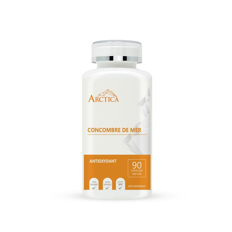 Arctica Sea Cucumber Capsule, Antioxidant, 600 mg × 90 caps
