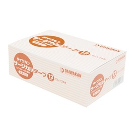 Daiwakan Surgical Tape, Plastic, Translucent Type, For Doctors, 0.5 inches (12 mm) x 3.5 ft (9 m) x 24 Rolls