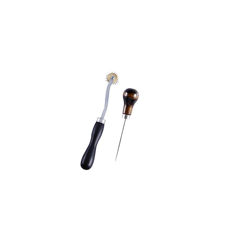 Tailors Awl and Needle Point Tracing Wheel, Scratch Awl 4