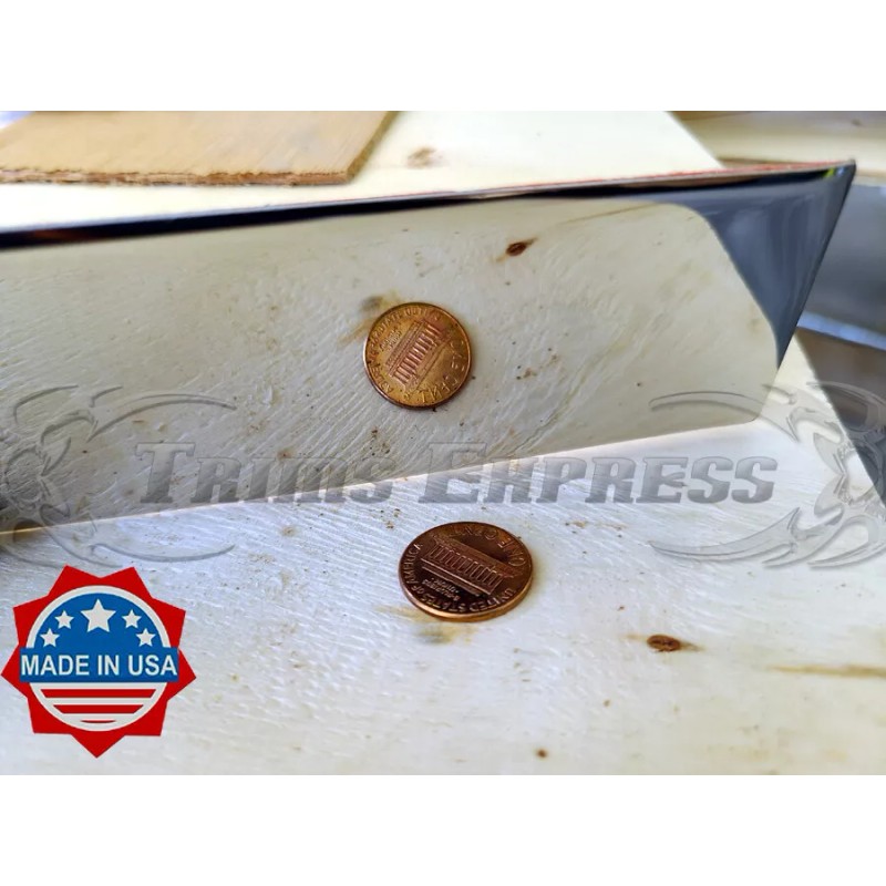 Trims Express fit:2000-2005 Ford Excursion Window Sill Trim Flat Stainless