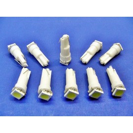 Jurassic Classic Auto Parts 10x White Instrument Panel Light Bulb Lamps 37 70 74 12V T5 LED Wedge Fits Ford