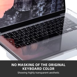 UKCOCO Keyboard Cover, Clear Protective Film Mouses Laptop Acrylic Transparent Mechanical Keyboard Case Laptop Keyboard Protector Gaming Keyboard Cover