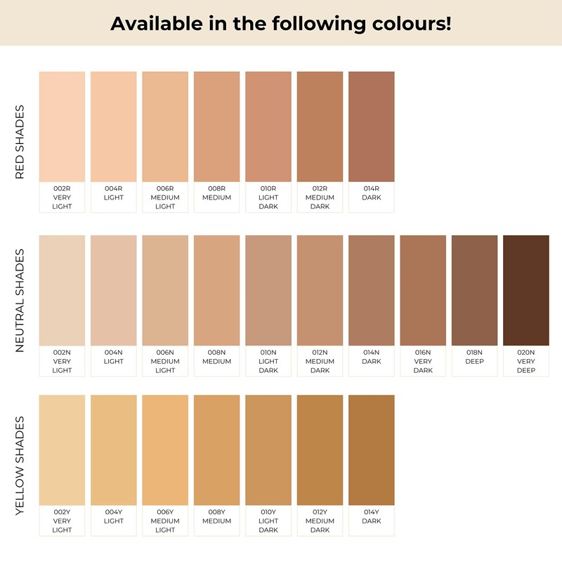 GOSH Foundation with SPF 15 for Light and Dark Skin,