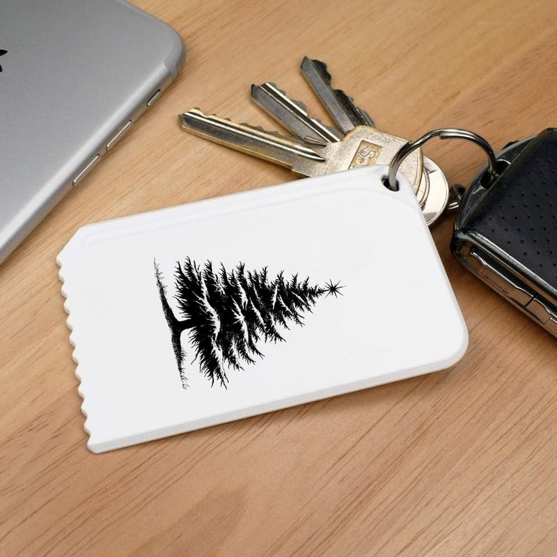 Azeeda 'Christmas Tree' Plastic Ice Scraper (IC00040125)