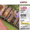 Satco S29593 9.5W A19 LED Light Bulb, 2700K Warm White,