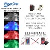 Wave One Marine 8" LED RGBW Surface Mount Courtesy Internal