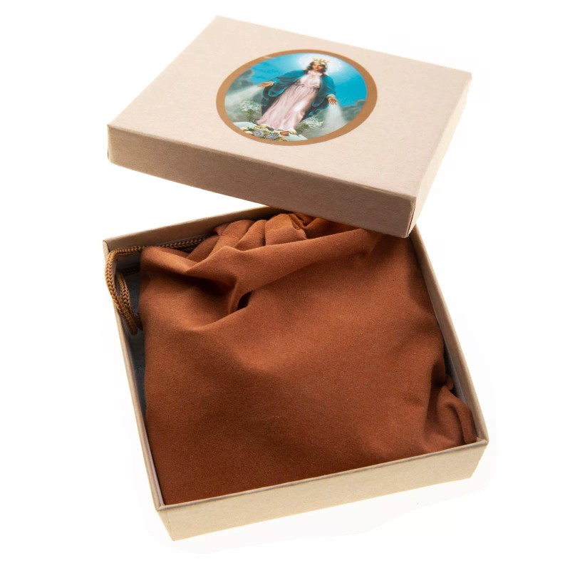 20 Decade Wood Rosary Catholic 7mm Brown Beads Corded St