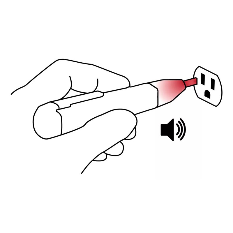 Truper Probador Voltaje Sin Contacto Doble Rango Truper 102882