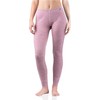 MERIWOOL Womens 100% Merino Wool Base Layer Thermal Pants Pink