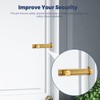 2 Pcs 3 Inch Solid Brass Surface Bolt, 90/180 Degree