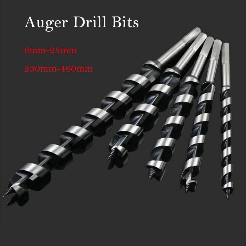 Hex Auger Drill Bit 230mm Wood Anger Drill Bit Set,