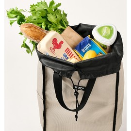 レップ(Rep) Cocoro(コ・コロ) ショッピングカート キュイール ハンディトートカート グレー 30L 荷物フック 無地 折り畳み式 ポケット収納 保冷 保温 エコバッグ 買い物 おしゃれ 可愛い シンプル 便利 コンパクト 軽量 キャンプ 運動会 花見 542514