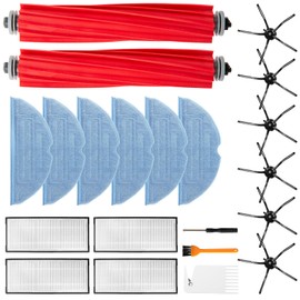 OWZ OWZ Ersatzteile Zubeh?r f1r Roborock S7 S7 Plus S7 MaxV S7 MaxV Ultra S7 Pro Ultra Saugroboter, 2 Hauptb1rste, 6 Seitenb1rsten, 6 Wischt1cher, 4 Filter