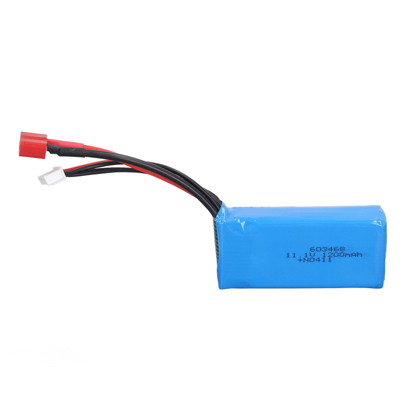 Remote Control Boat Battery Lightweight Safe 11.1V 1200mAh Battery Remote