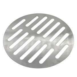 6 Inch Stainless Steel Round Floor Drain Cover,14 Holes Replacement Floor Strainer Drain Cover for Bathroom Kitchen,Silver(2Pcs)