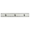 'Chicken Chef' 30cm (12 Inch) White Plastic Ruler (RL00087314)