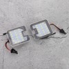 2Pcs LED Wing Mirror Courtesy Light Exterior Floor Lamp Fit