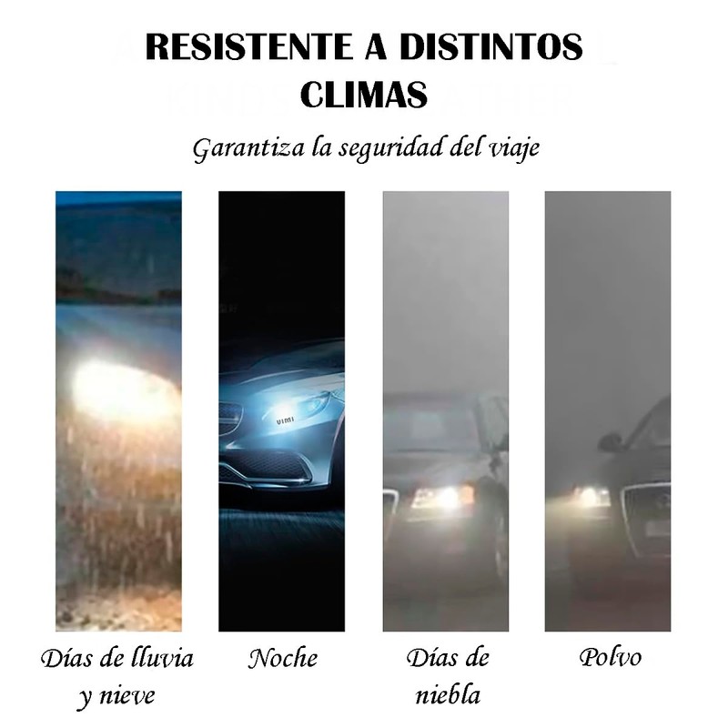 Par De 2 Faros Led Modelo H7 Luz Blanca De