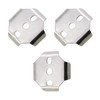 ZHYOHEN 2PCS 1.5 Inch Bathroom Hardware Towel Bar Bracket with