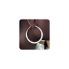 BOOZIQ White Hoop Earrings for Women 8090s Neon Earring Large