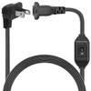 6Ft Right Angle NEMA 1-15P Polarized Inline Switch Cord SPT-2