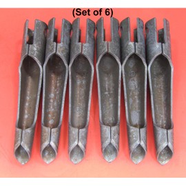 6- Aerator Core Tines,Fits Bluebird,Husqvarna Replaces # 7572 Fits Tow Behind Aerators Only