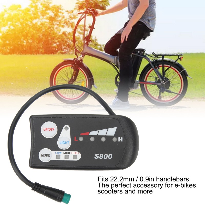 Electric Bicycle Bike Display Scooter S800 LED Display Meter with