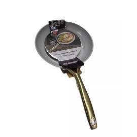 Sedona Kitchen Ceramic 8" Fry Pan With Gold-toned Handle