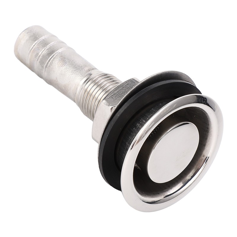 316 Stainless Steel Straight Thru Hull Valve Fitting 16mm Vent