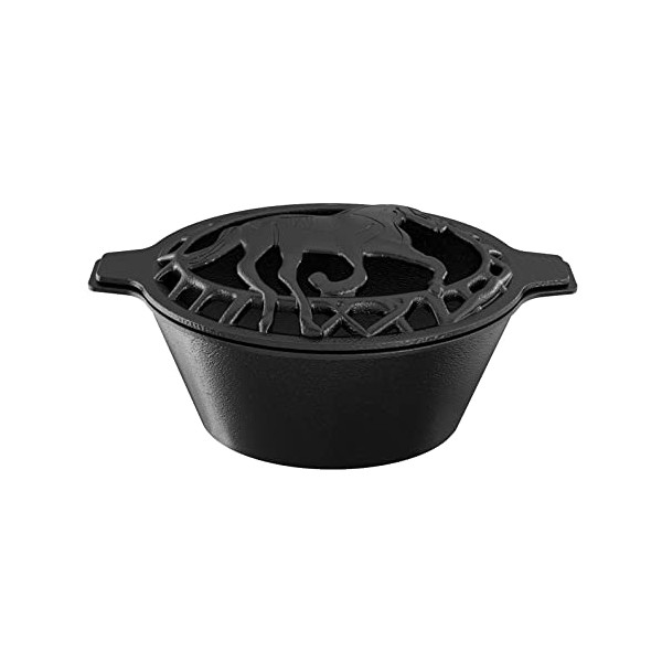 FireBeauty Woodstove Steamer Stove Humidifier Cast Iron Lattice Top Rust