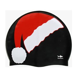 escualo Gorra para Natacion Unisex Adulto y Niño Modelo Gorro (Silicon) Impermeable, Unitalla, Color Negro