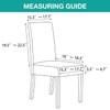 Turquoize Stretch Dining Chair Covers for Dining Room Set of