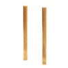 Gold Rush 12 Inch Natural Beeswax Glitter Taper Candles, Gold