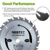 Framing Saw Blade Circular 7-1/4-Inch 24 Tooth with ATB Carbide