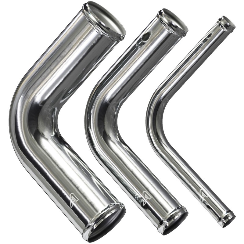 51mm (2 Inch) OD Aluminium Intercooler Pipe Universal 90 Degree